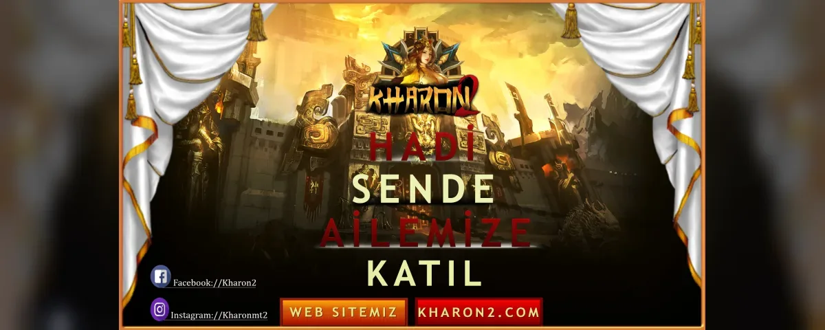 Kharon2 Global Metin2 PvP server tanıtım bannerı