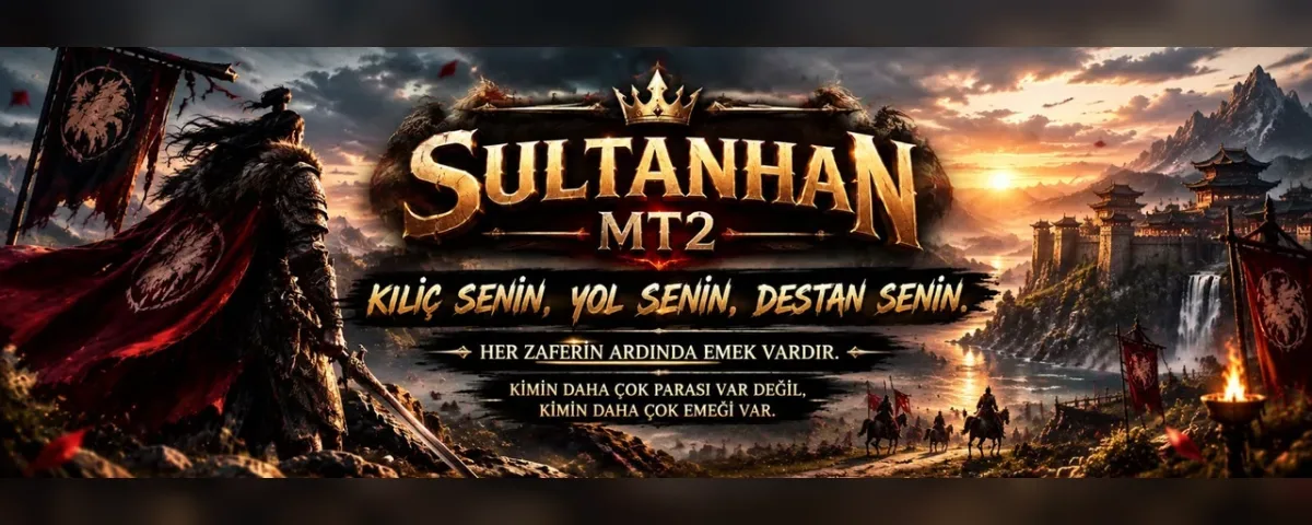 SultanHanMT2 Metin2 PvP server tanıtım bannerı