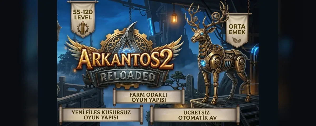 Arkantos2 Reloaded Metin2 PvP server tanıtım bannerı