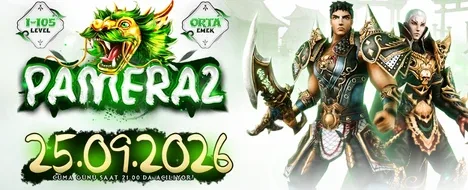 Pamera2 Metin2 PvP server tanıtım bannerı
