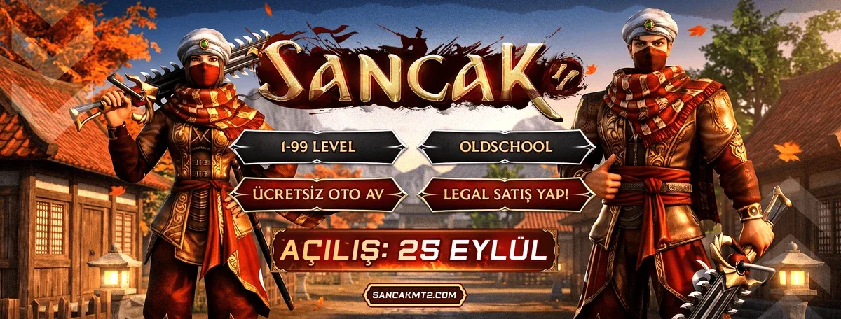 SancakMt2 Metin2 PvP server tanıtım bannerı