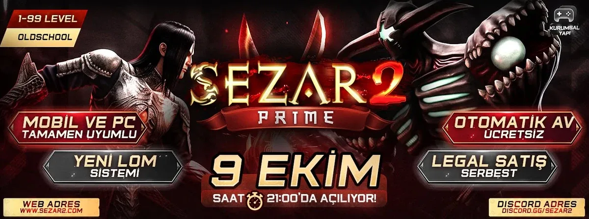 Sezar2 Prime bannerı
