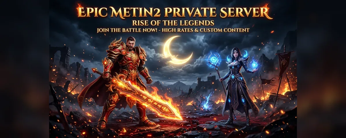 Hilal2 Metin2 PvP server tanıtım bannerı