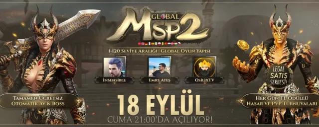 MSP2 Global tanıtım bannerı
