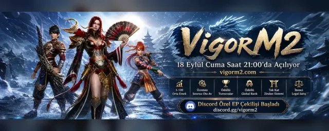 VigorM2 tanıtım bannerı