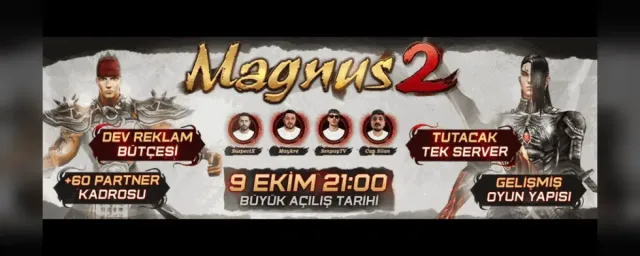 Magnus2 tanıtım bannerı