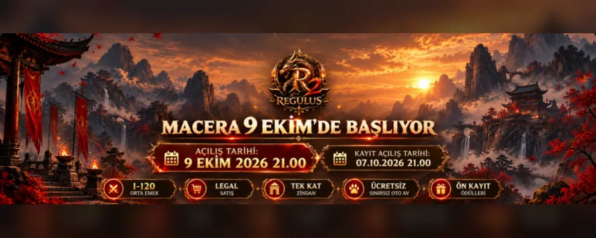 Regulus2 Metin2 PvP server tanıtım bannerı